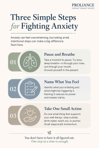 Three Simple Steps for Fighting Anxiety