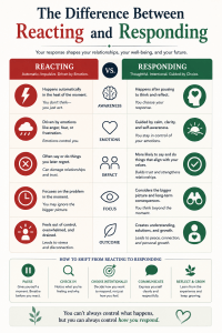 The Difference Between Reacting and Responding