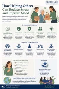 How Helping Others can Reduce Stress and Improve Mood
