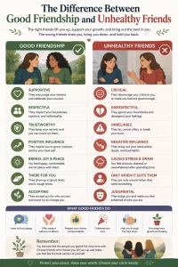 The Difference Between Good Friendship and Unhealthy Friends